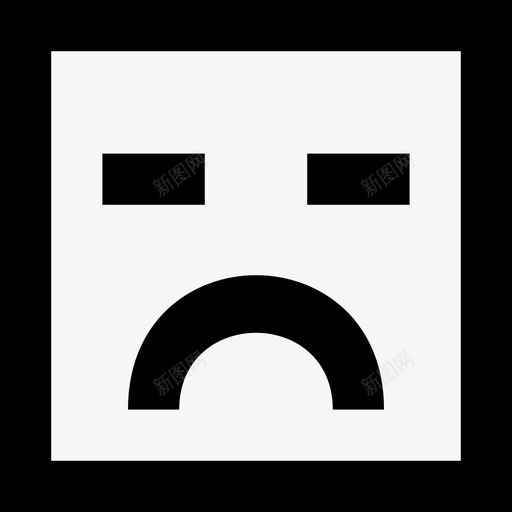 emoji_sad_square [#400]svg_新图网 https://ixintu.com emoji_sad_square [#400]