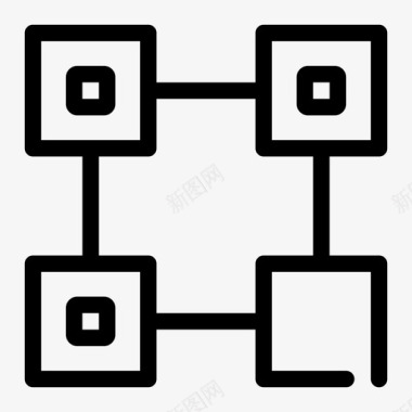 二维码条形码编码图标图标