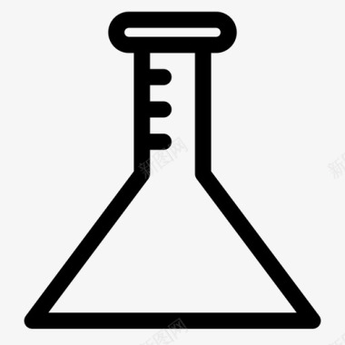 锥形烧瓶烧杯实验室设备概述图标图标