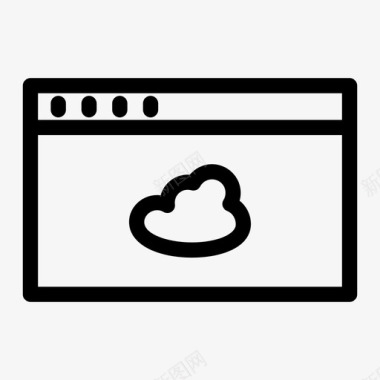 云浏览器在线活动在线浏览器图标图标