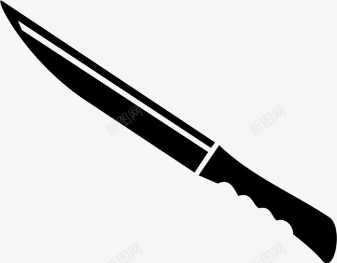 刀刺刀刀片图标图标