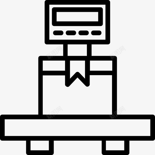 称重数字秤机械秤图标svg_新图网 https://ixintu.com 仓储秤 数字秤 机械秤 物流配送线图标 称重 称重秤