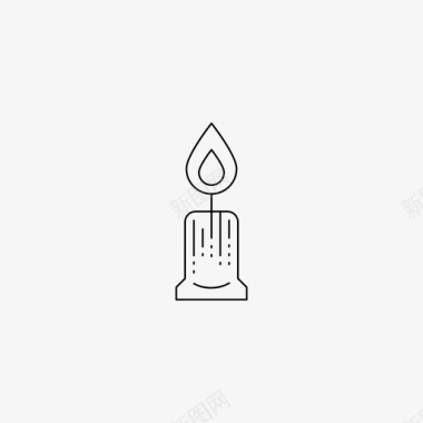 蜡烛排灯节节日图标图标