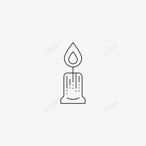 蜡烛排灯节节日图标svg_新图网 https://ixintu.com 排灯节 灯光 节日 蜡烛