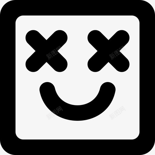 emoji_happy_square_round [#425]svg_新图网 https://ixintu.com emoji_happy_square_round [#425]