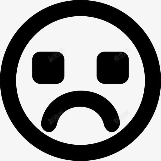 emoji_sad_circle [#542]svg_新图网 https://ixintu.com emoji_sad_circle [#542]