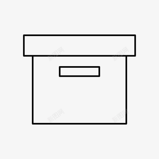 盒子纸盒图标svg_新图网 https://ixintu.com 盒子 纸盒