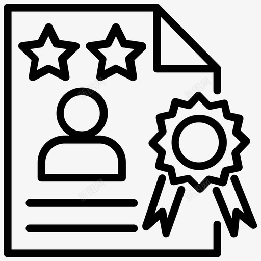 证书学位文凭图标svg_新图网 https://ixintu.com 学位 文凭 证书 项目管理线图标