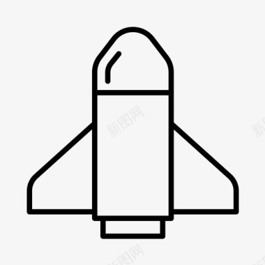 火箭天文学美国宇航局图标图标