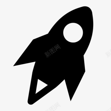 宇宙飞船太空火箭图标图标