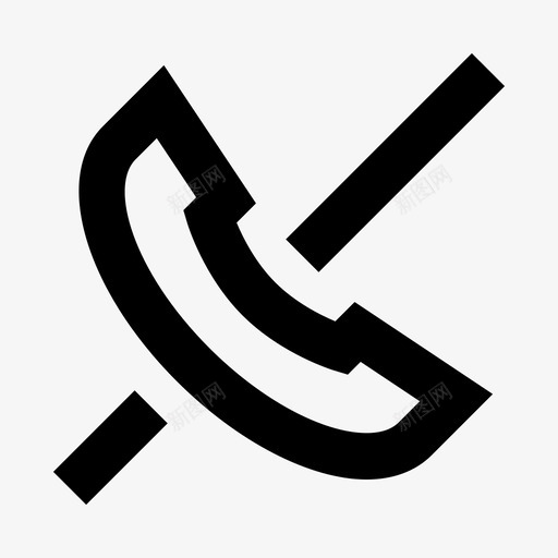 手机通话接口ios优化图标svg_新图网 https://ixintu.com 手机 接口ios优化 通话