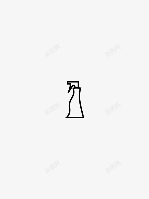 清洁喷雾喷雾瓶日常用品图标svg_新图网 https://ixintu.com 喷雾瓶 日常用品 清洁喷雾