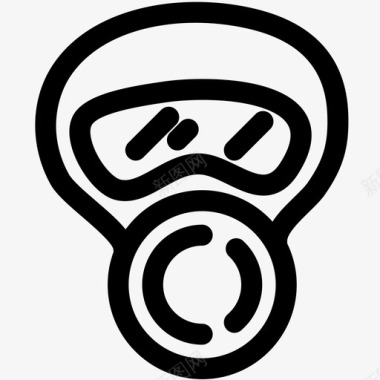 面罩科学焊接图标图标