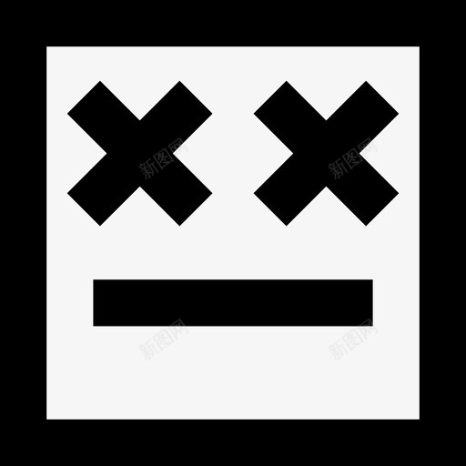 emoji_neutral_square [#407]svg_新图网 https://ixintu.com emoji_neutral_square [#407]