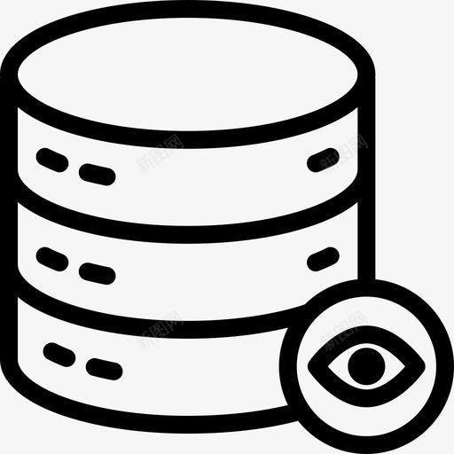 隐藏数据库代理存储图标svg_新图网 https://ixintu.com 代理 存储 数据库卷3行 隐藏数据库