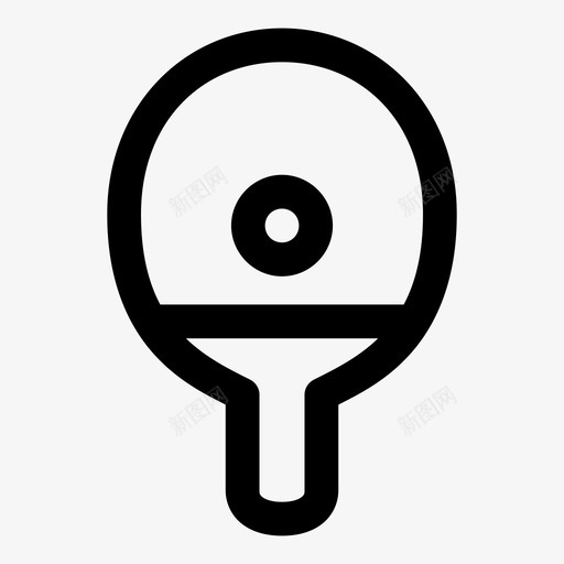 乒乓球球打球图标svg_新图网 https://ixintu.com 乒乓球 打球 桌子 球 运动
