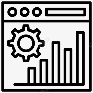 业务分析在线图表网络分析图标图标