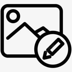 轮廓图像的小工具编辑照片编辑图像编辑图标高清图片