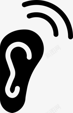 耳朵身体健康图标图标