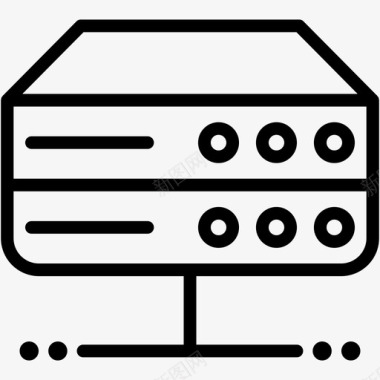 数据库服务器存储器图标图标