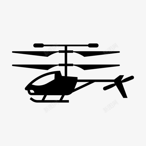 直升机遥控器玩具图标svg_新图网 https://ixintu.com 玩具 直升机 遥控器