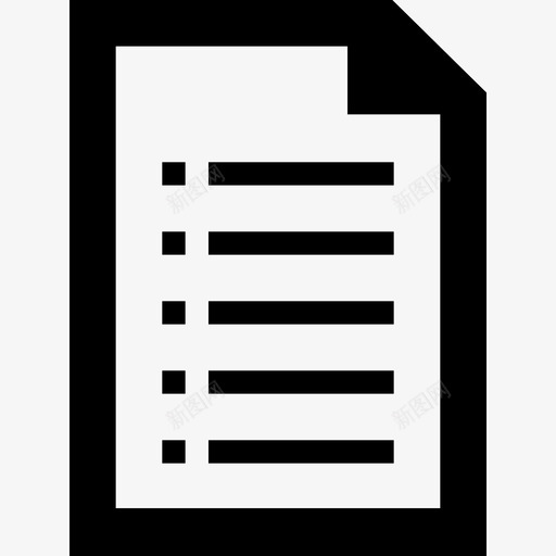 文件文档纸张图标svg_新图网 https://ixintu.com 办公室7 文件 文本 文档 纸张