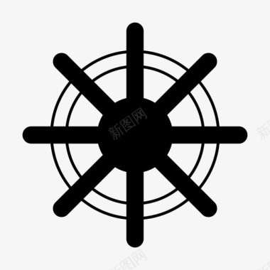 驾驶船舵手海盗图标图标