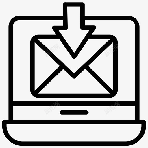 直接消息电子邮件收件箱图标svg_新图网 https://ixintu.com 下载电子邮件 收件箱 直接消息 项目管理行图标