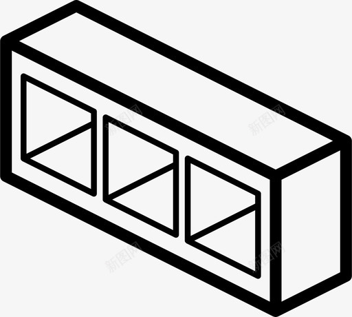 鸽子洞家具房子图标svg_新图网 https://ixintu.com 家具 家具轮廓 房子 架子 鸽子洞