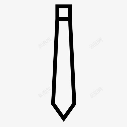 领带领结领巾图标svg_新图网 https://ixintu.com 领巾 领带 领结