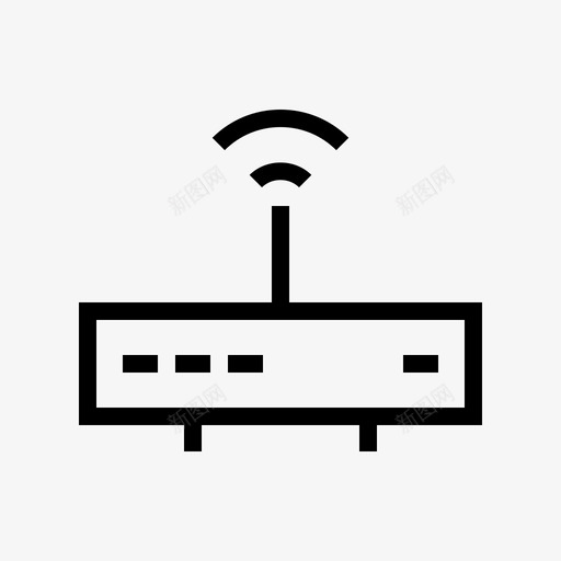 路由器技术媒体灯光图标svg_新图网 https://ixintu.com 媒体灯光 技术 路由器