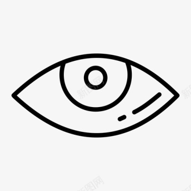 视图眼睛眼科医生图标图标