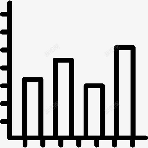 条形图分析商业图标svg_新图网 https://ixintu.com 分析 商业 搜索引擎优化 条形图 统计