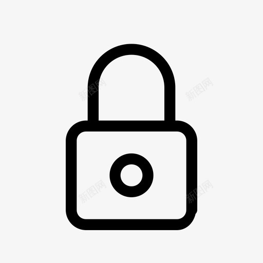 锁保安东西图标svg_新图网 https://ixintu.com 东西 保安 锁