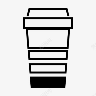 喝咖啡渴图标图标