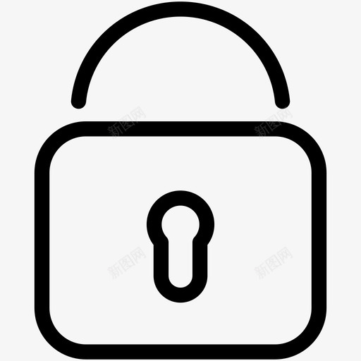 锁关隐私图标svg_新图网 https://ixintu.com 保护 关 安全 锁 隐私