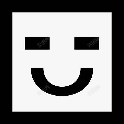 emoji_happy_square [#396]svg_新图网 https://ixintu.com emoji_happy_square [#396]