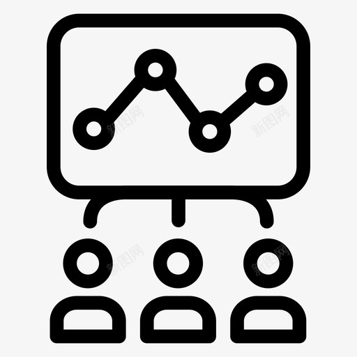 会议分析业务图标svg_新图网 https://ixintu.com 业务 会议 分析 报告和分析 演示