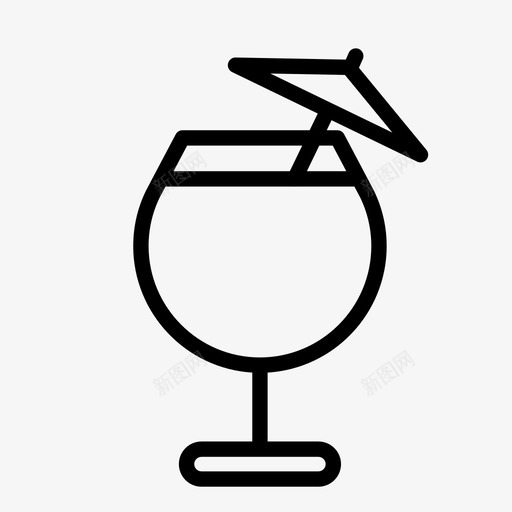 鸡尾酒酒酒吧图标svg_新图网 https://ixintu.com 派对 海滩 酒 酒吧 饮料 鸡尾酒