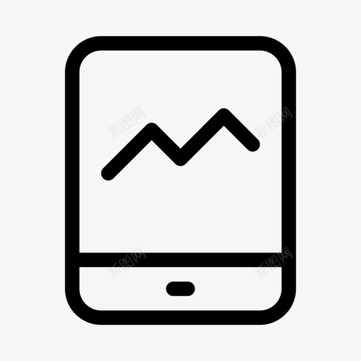 折线图设备硬件图标svg_新图网 https://ixintu.com 折线图 硬件 设备