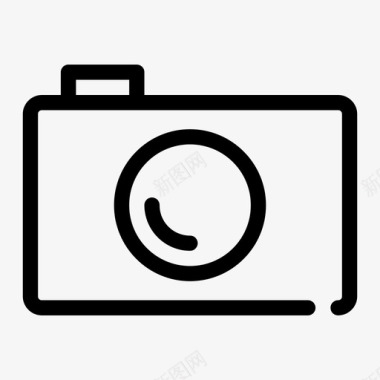袖珍相机数码相机手持式图标图标