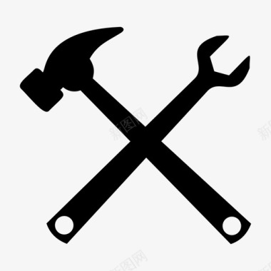 工具锤子维修图标图标