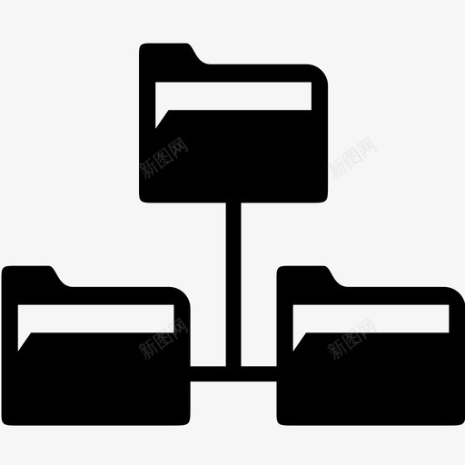 文件夹数据文档图标svg_新图网 https://ixintu.com 办公室 数据 文件夹 文件夹图标3 文档 纸张