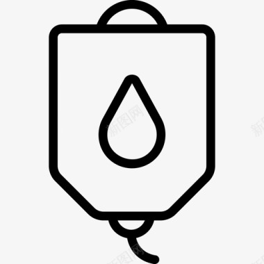 血瓶医院静脉输液袋图标图标
