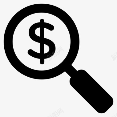 研究商业公司图标图标