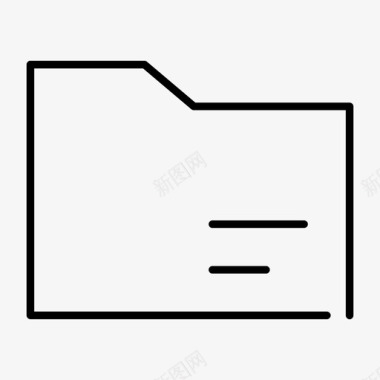 业务文件夹存档文档图标图标