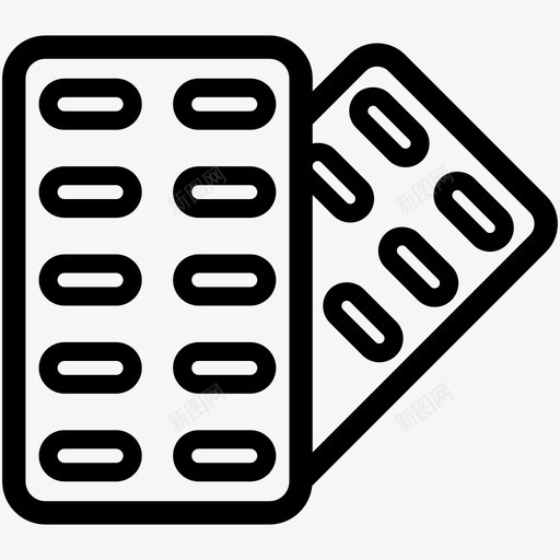 片剂抗生素药物图标svg_新图网 https://ixintu.com 医疗保健 抗生素 片剂 药丸 药物