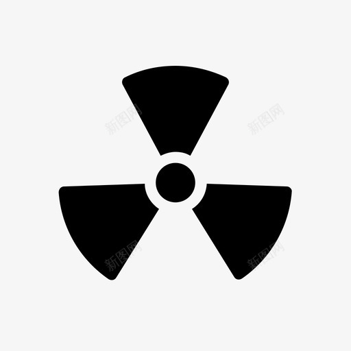 核能电力放射性图标svg_新图网 https://ixintu.com 放射性 核能 电力