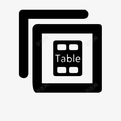 弹出窗口Table布局svg_新图网 https://ixintu.com 弹出窗口Table布局 fa-table