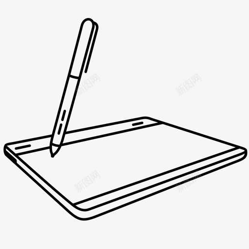 绘图板图形笔图标svg_新图网 https://ixintu.com 图形 笔 绘图板